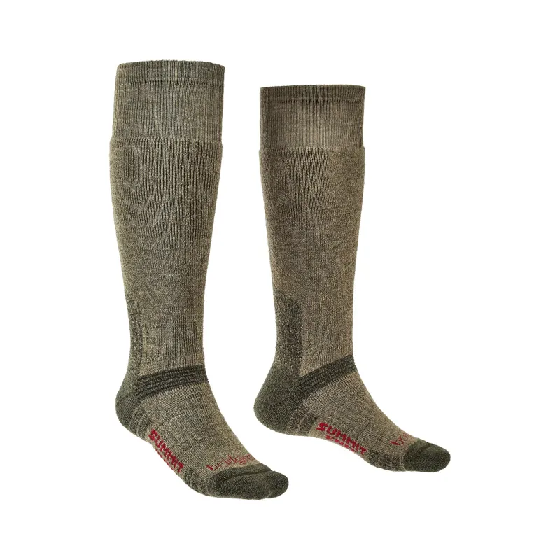 Bridgedale Explorer Heavyweight Merino Knee Socks Unisex in Olive